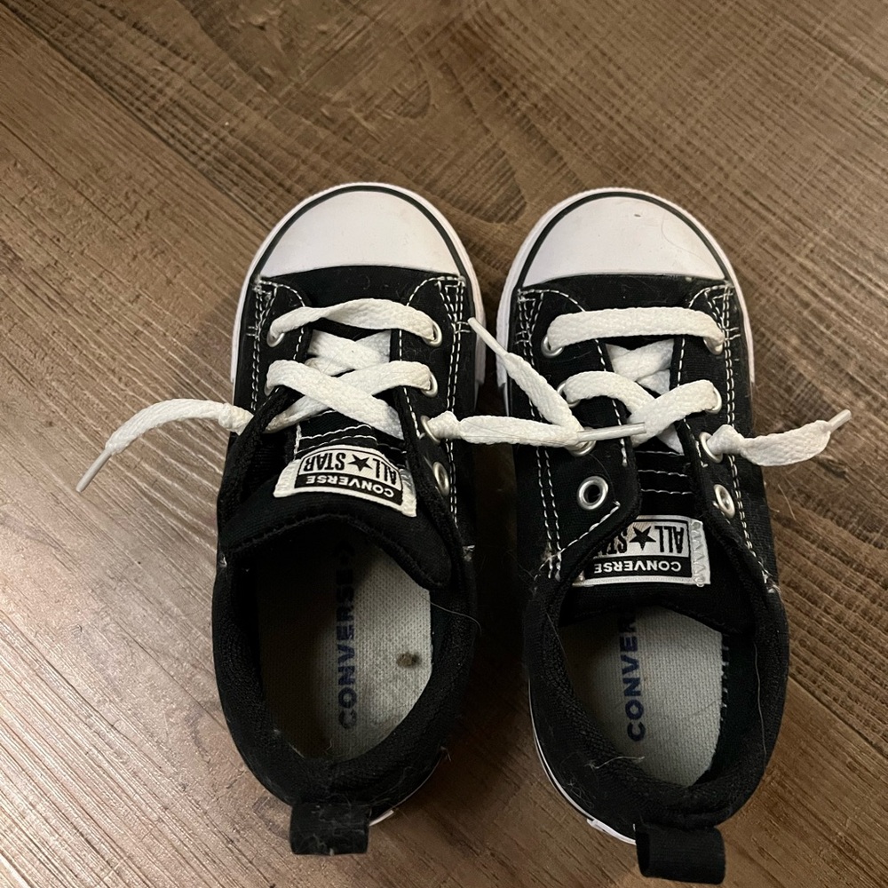 Converse Kids Black and White Sneakers